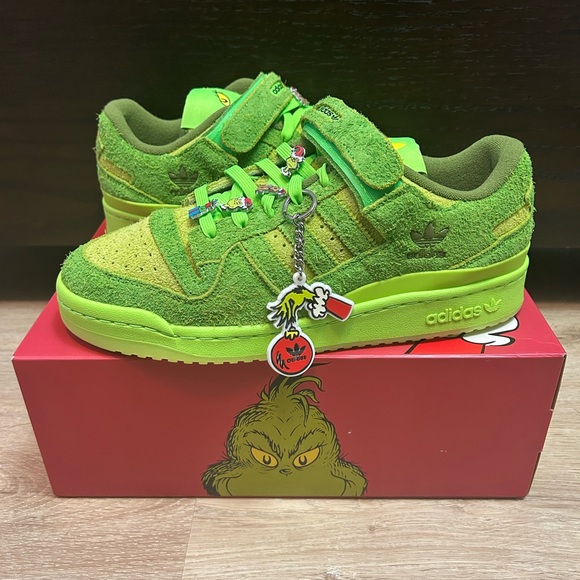 Adidas Forum Low The Grinch Mens Size HP6772 New Sneakers